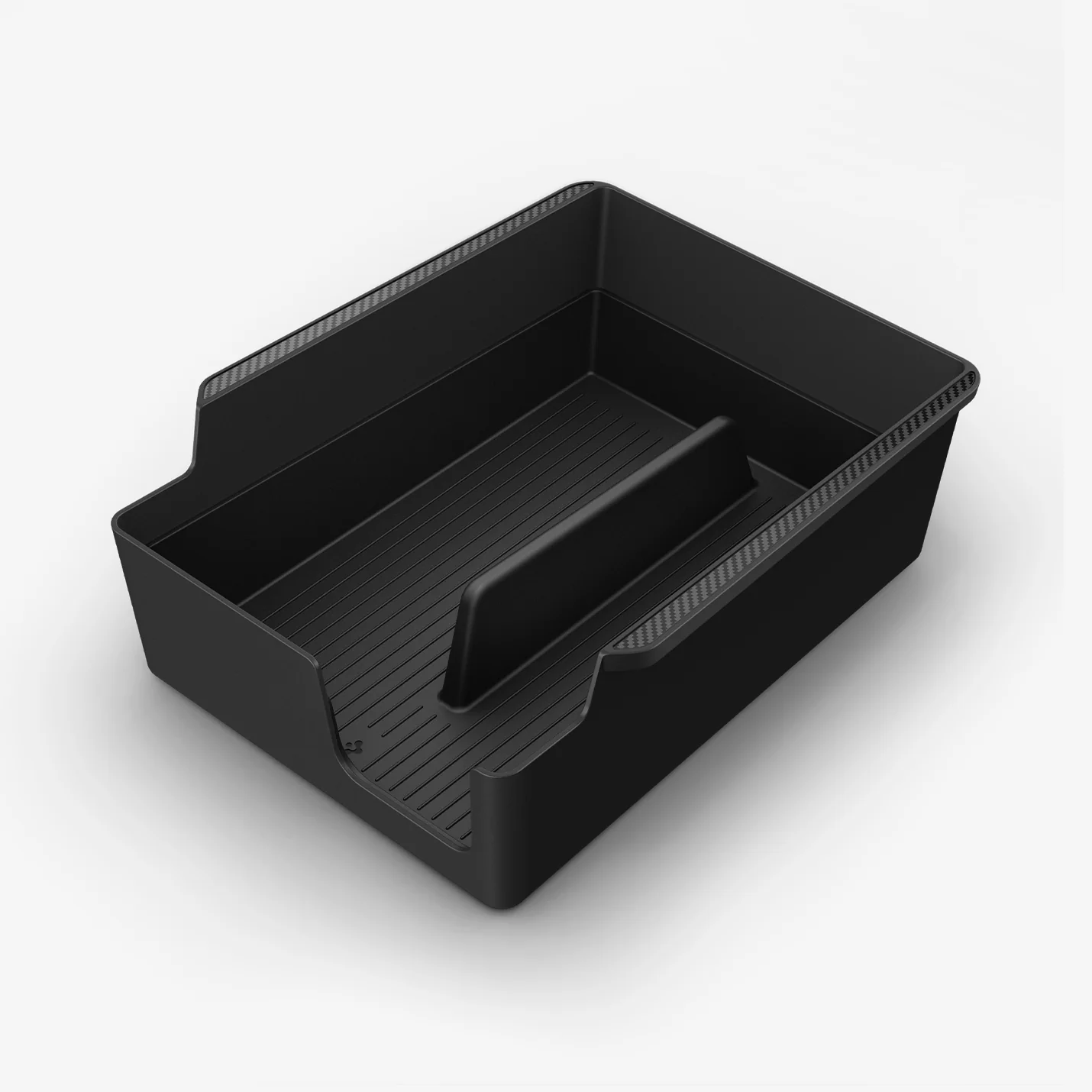 Tesla Series - Armrest Console Organizer Upper Tray | 2-Section 26 Tesla Series - Armrest Console Organizer Upper Tray | 2-Section