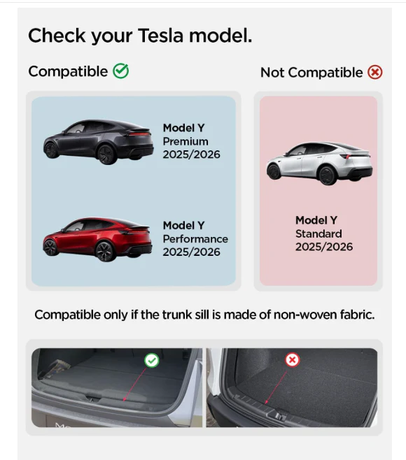 Tesla Series - Trunk Sill Guard | TG100-YJ 3 Tesla Series - Trunk Sill Guard | TG100-YJ