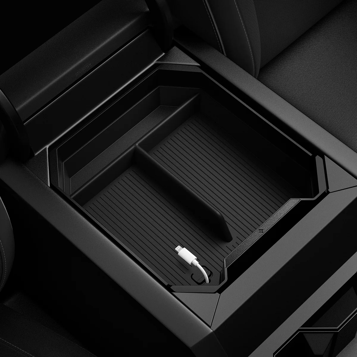 Tesla Series - Non-Slide Center Console Organizer | 3-Section 23 Tesla Series - Non-Slide Center Console Organizer | 3-Section