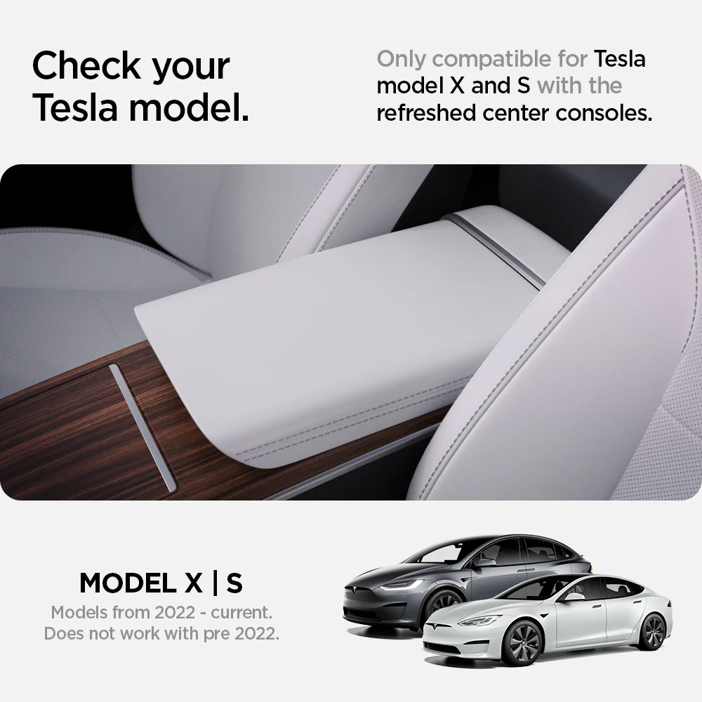 Tesla Series - Non-Slide Center Console Organizer | 3-Section 3 Tesla Series - Non-Slide Center Console Organizer | 3-Section