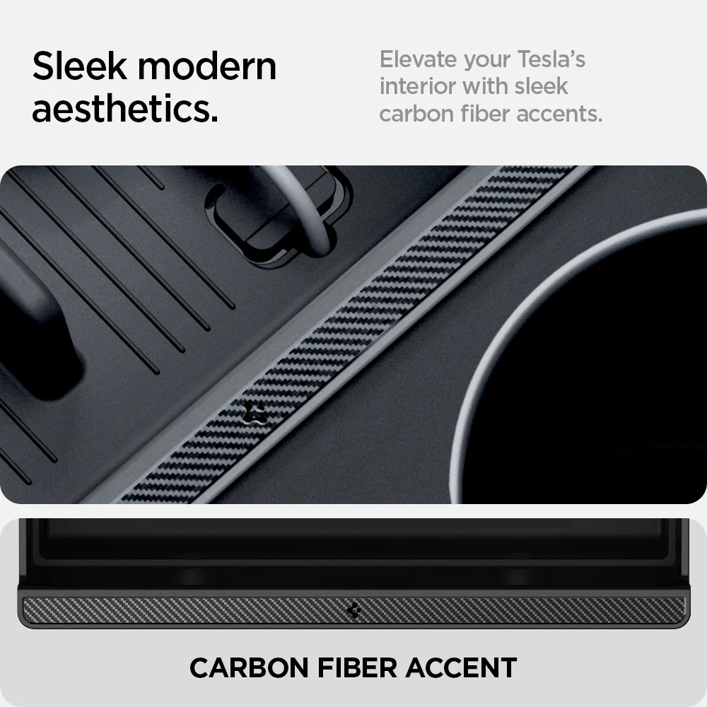 Tesla Series - Non-Slide Center Console Organizer | 3-Section 35 Tesla Series - Non-Slide Center Console Organizer | 3-Section