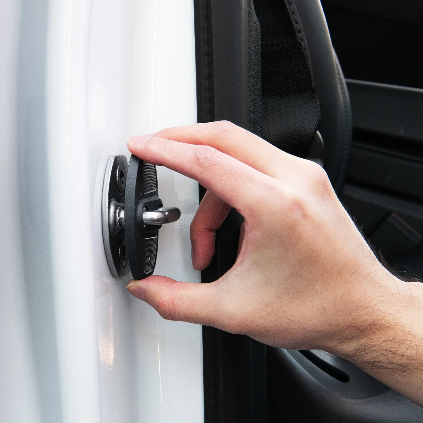 Tesla Series - Door Lock Cover | TO320 10 Tesla Series - Door Lock Cover | TO320