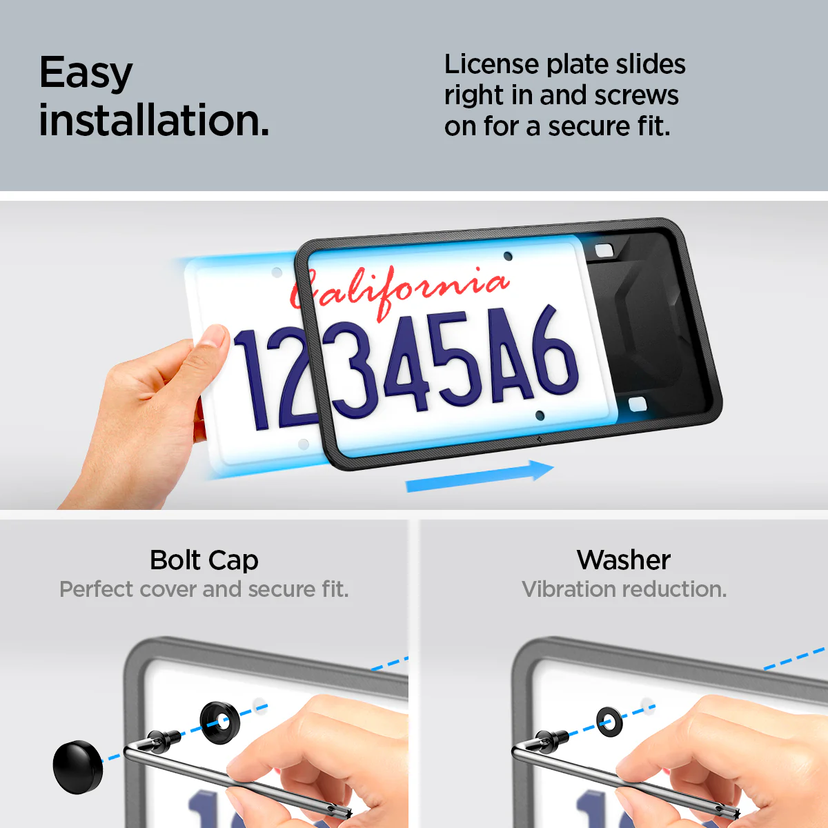 License Plate Frame | LP100 6 License Plate Frame | LP100
