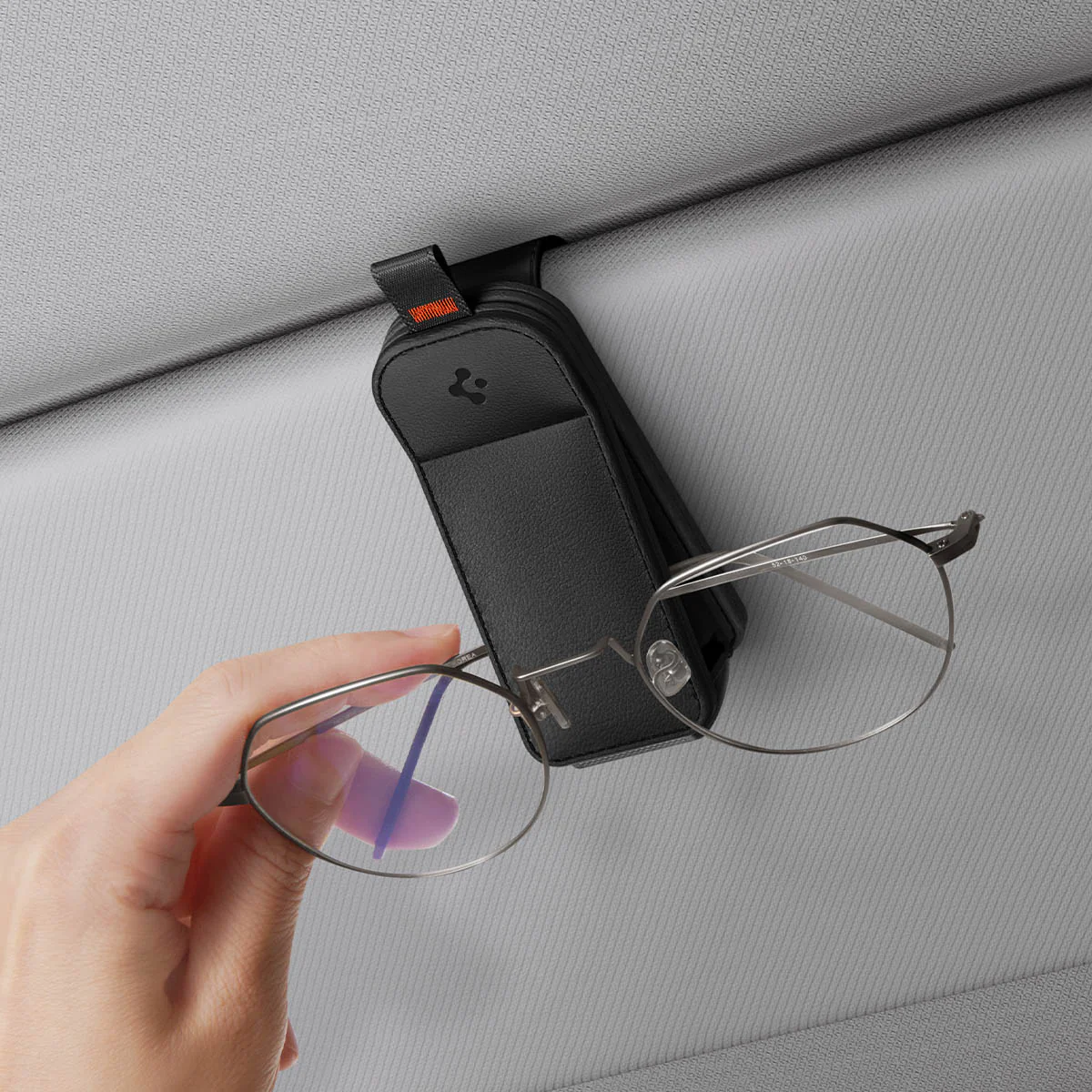 Visor Leather Sunglass Holder | SH101 10 Visor Leather Sunglass Holder | SH101