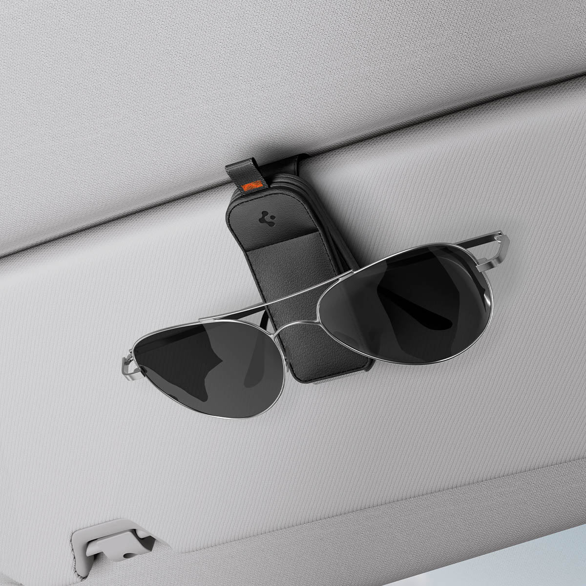 Visor Leather Sunglass Holder | SH101 11 Visor Leather Sunglass Holder | SH101