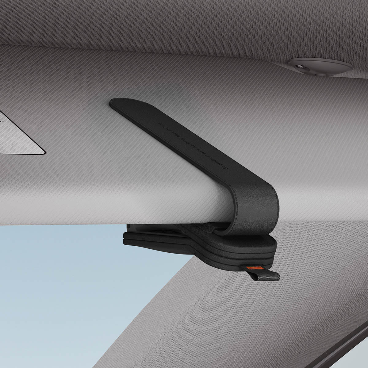 Visor Leather Sunglass Holder | SH101 12 Visor Leather Sunglass Holder | SH101