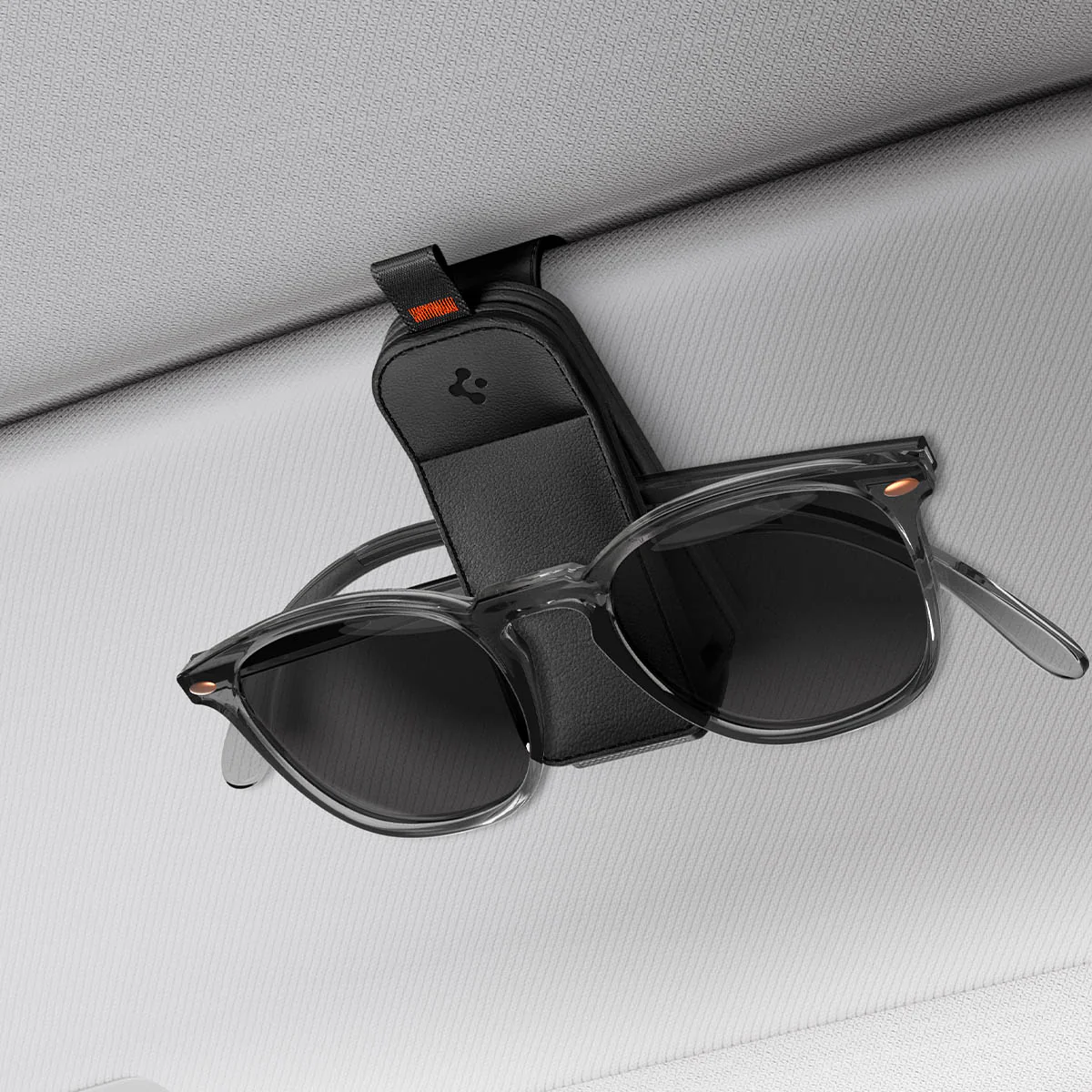 Visor Leather Sunglass Holder | SH101 2 Visor Leather Sunglass Holder | SH101