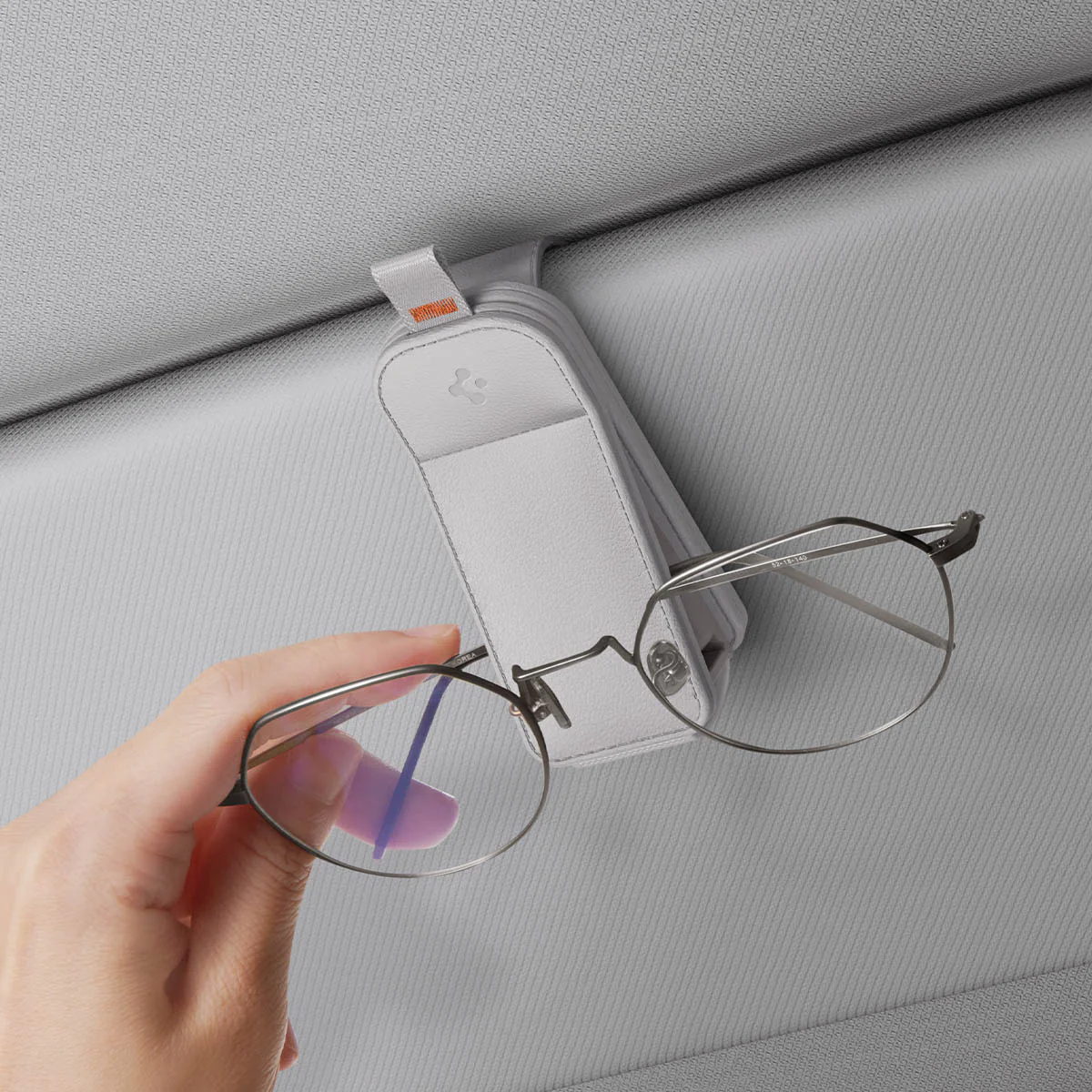Visor Leather Sunglass Holder | SH101 28 Visor Leather Sunglass Holder | SH101