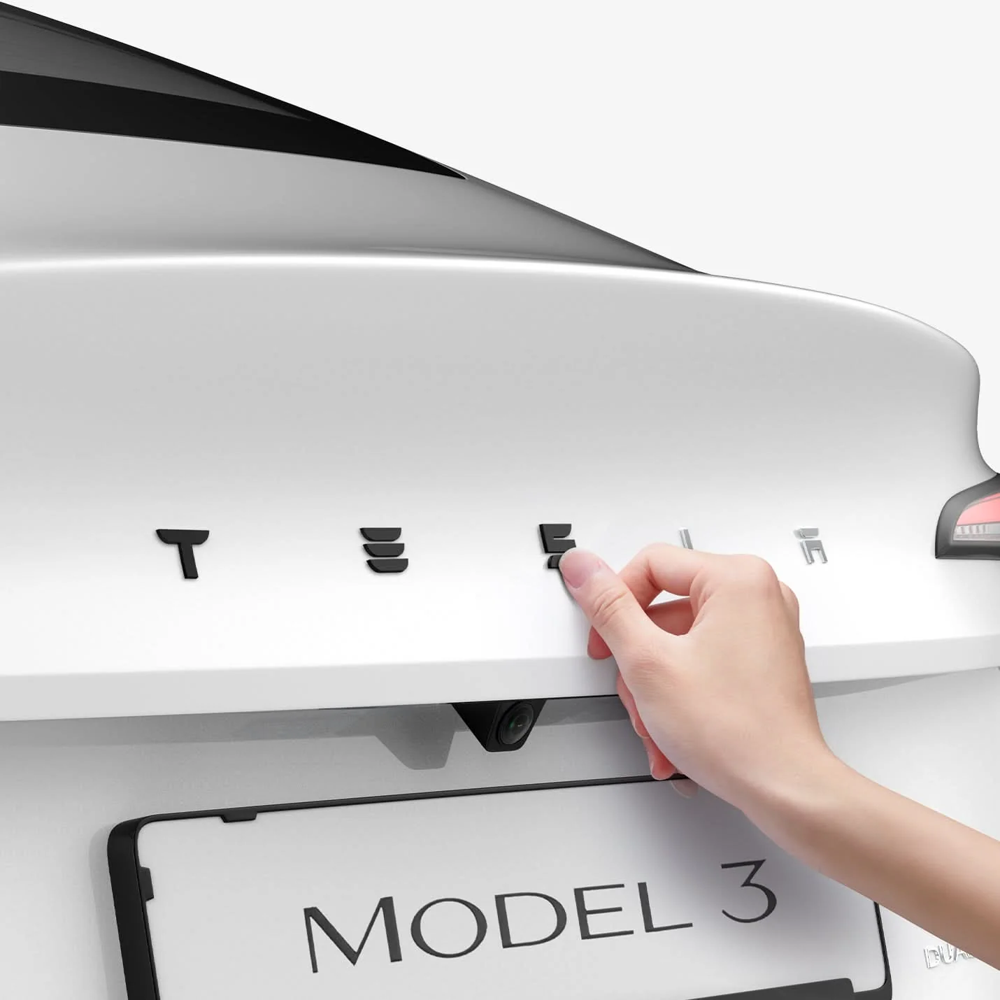Tesla Series - Rear Emblem Logo Cover | TO322H 2 Tesla Series - Rear Emblem Logo Cover | TO322H