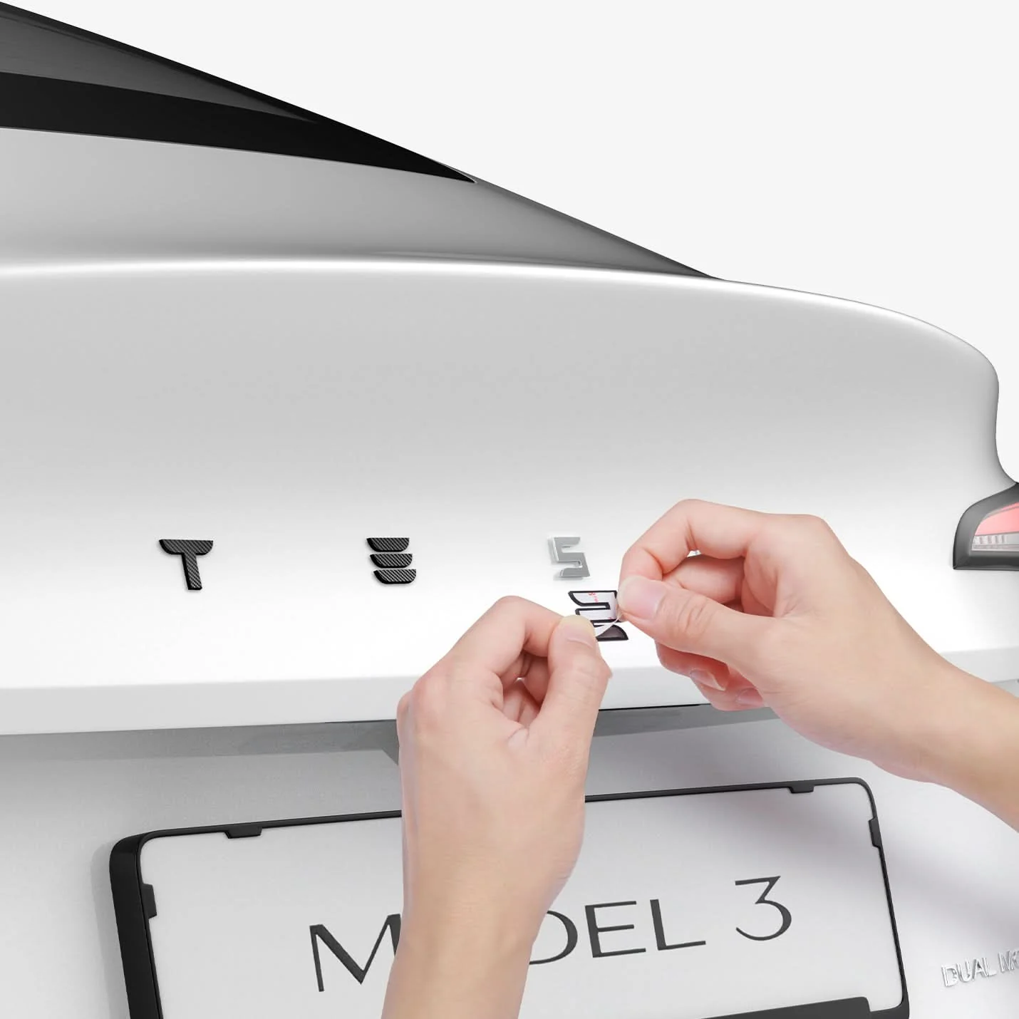 Tesla Series - Rear Emblem Logo Cover | TO322H 24 Tesla Series - Rear Emblem Logo Cover | TO322H
