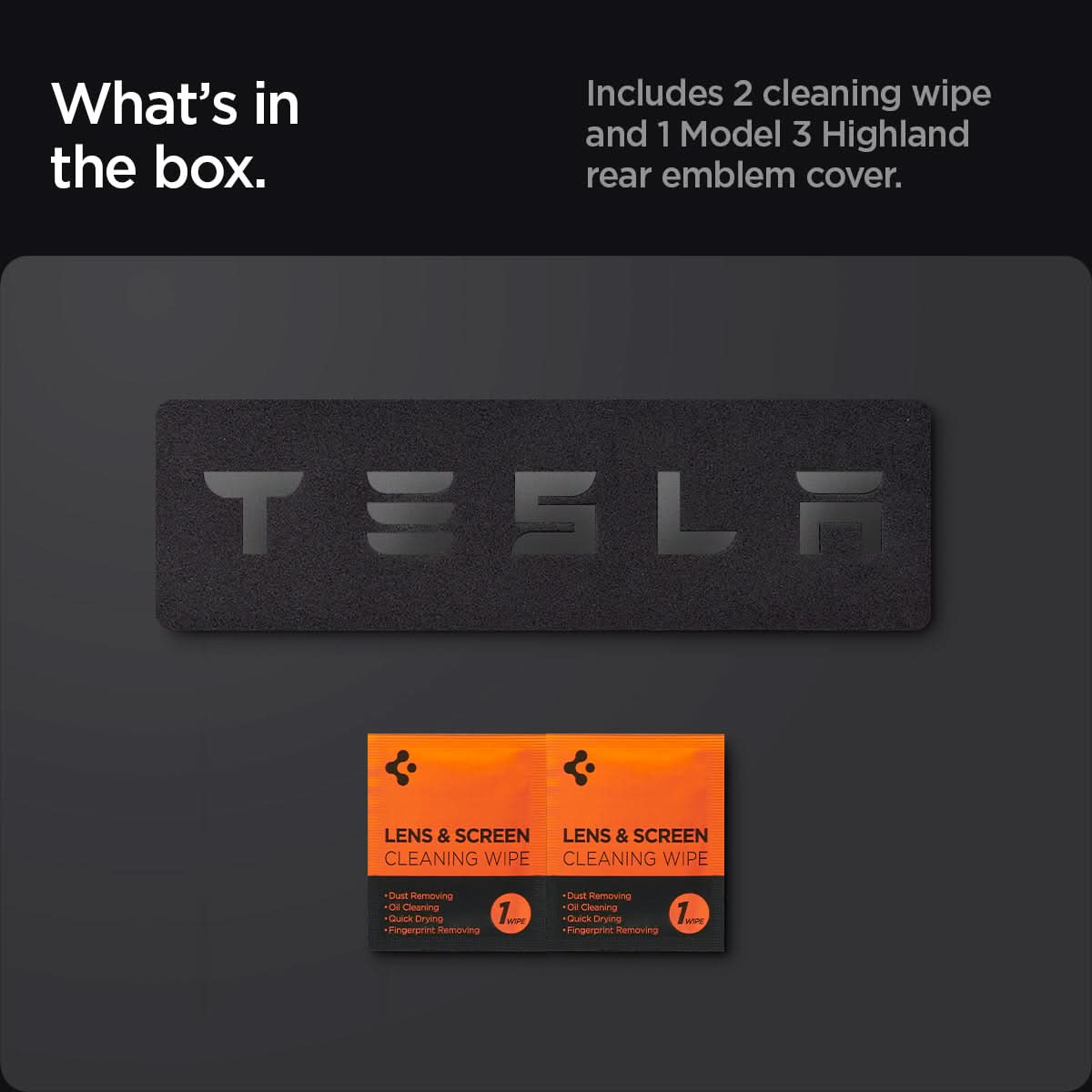 Tesla Series - Rear Emblem Logo Cover | TO322H 8 Tesla Series - Rear Emblem Logo Cover | TO322H
