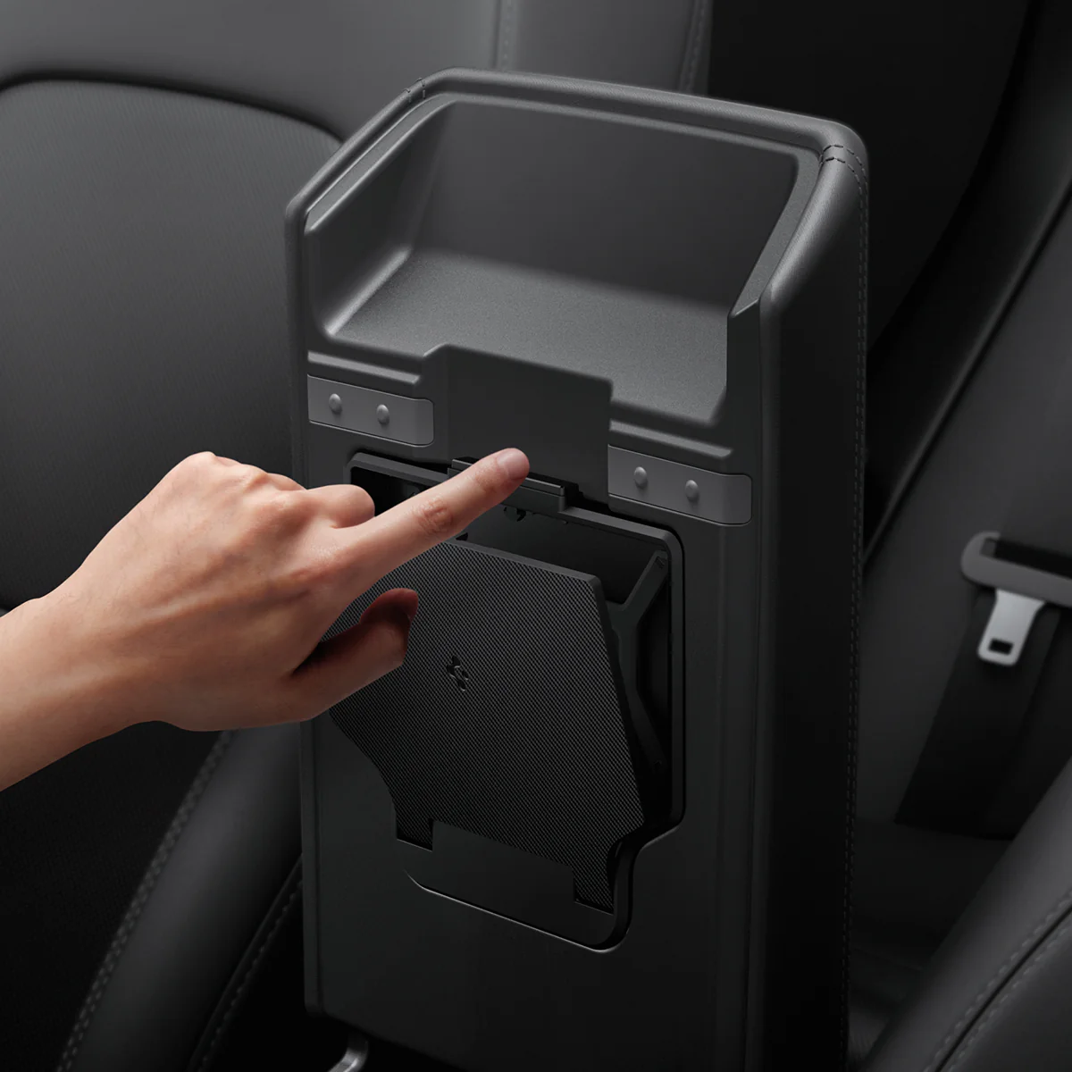 Tesla Series - Center Console Hidden Storage Box | TO221 21 Tesla Series - Center Console Hidden Storage Box | TO221