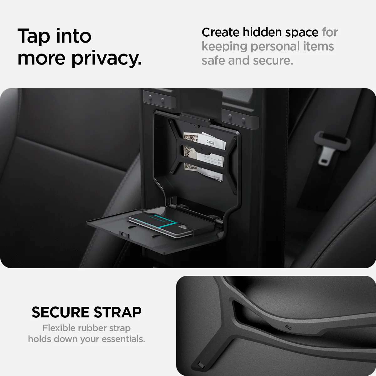 Tesla Series - Center Console Hidden Storage Box | TO221 24 Tesla Series - Center Console Hidden Storage Box | TO221