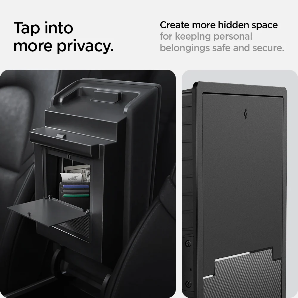 Tesla Series - Center Console Hidden Storage Box | TO221 5 Tesla Series - Center Console Hidden Storage Box | TO221