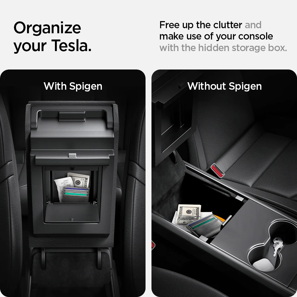 Tesla Series - Center Console Hidden Storage Box | TO221 6 Tesla Series - Center Console Hidden Storage Box | TO221