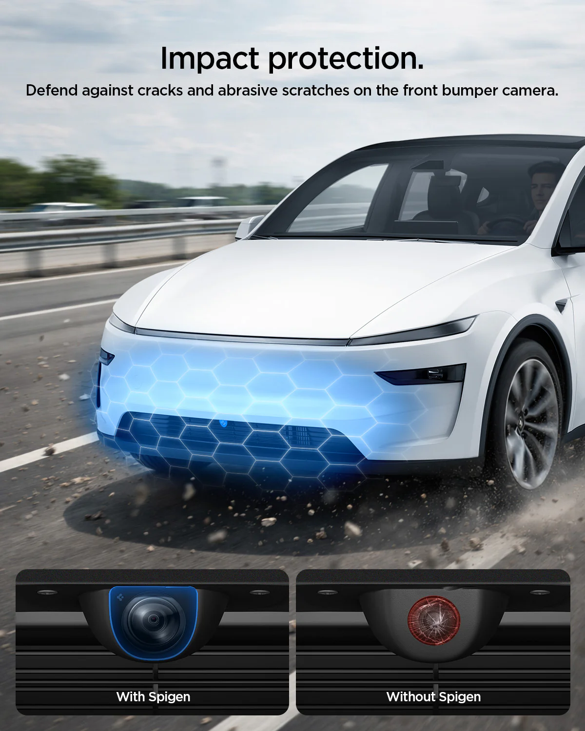 Tesla Series - Front Camera Protector | TO331 5 Tesla Series - Front Camera Protector | TO331