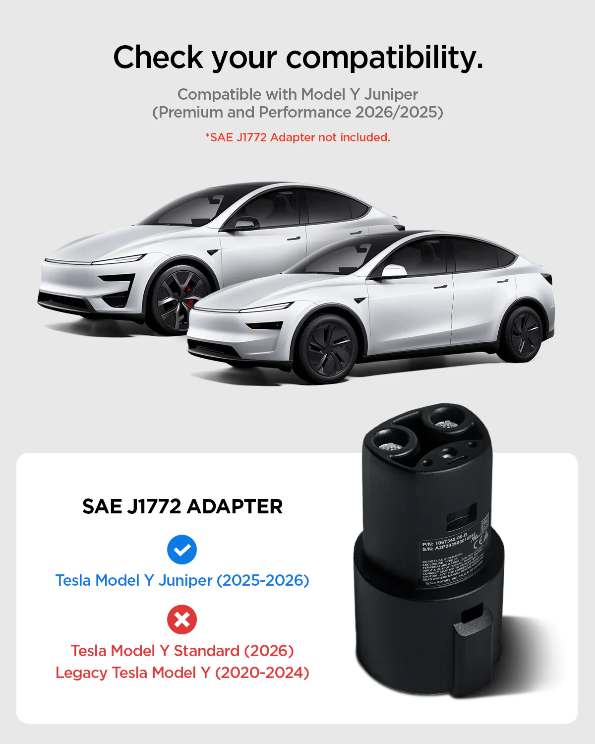 Tesla Series - Charging Adapter Door Dock 61 Tesla Series - Charging Adapter Door Dock