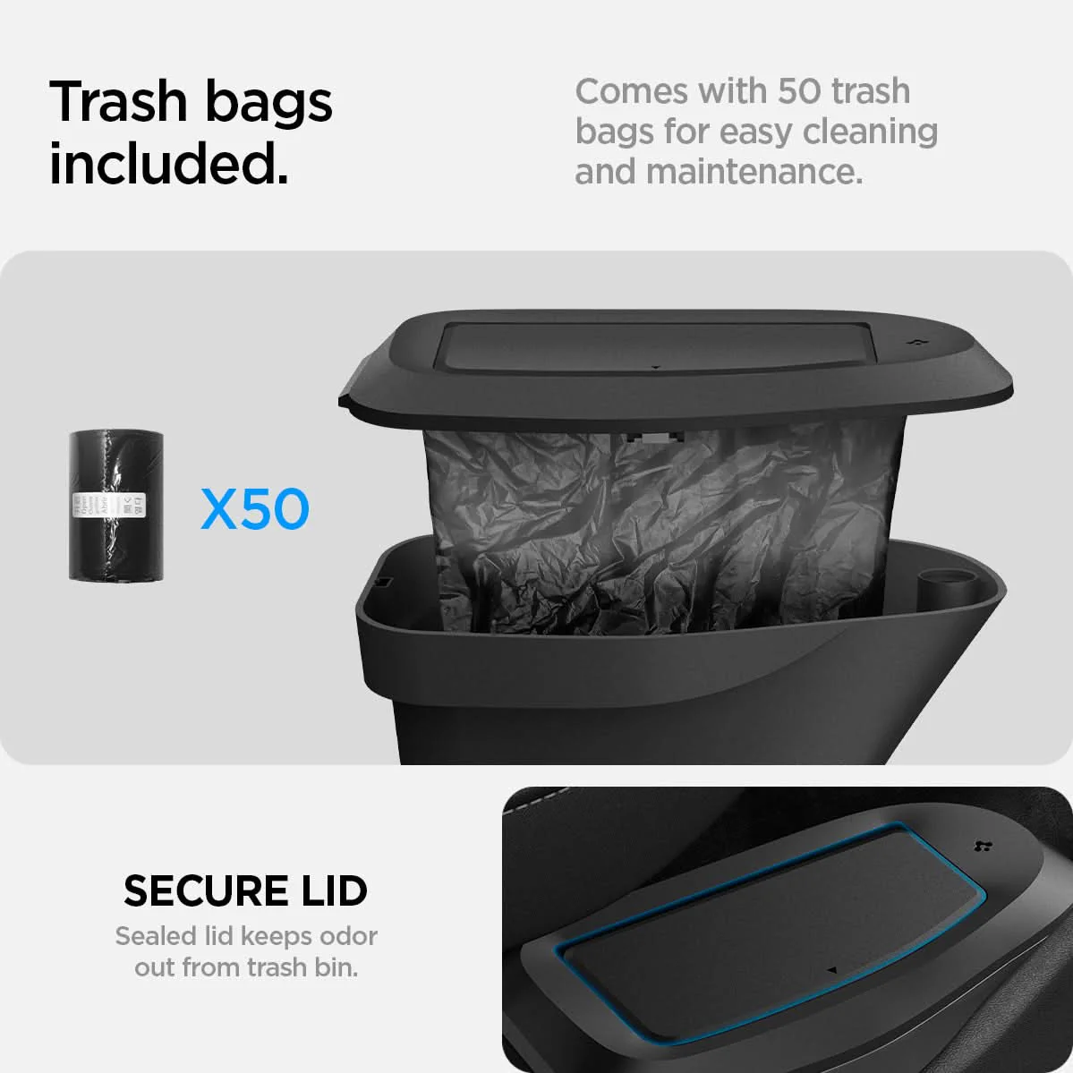 Tesla Series - Car Trash Bin | TO282H 4 Tesla Series - Car Trash Bin | TO282H