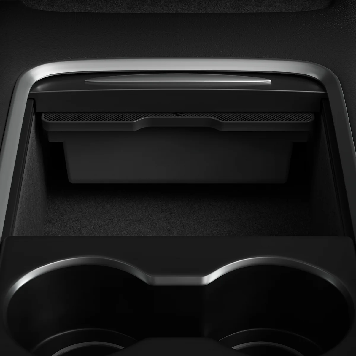 Tesla Series - Sliding Center Console Organizer Upper Tray | 4-Section 10 Tesla Series - Sliding Center Console Organizer Upper Tray | 4-Section