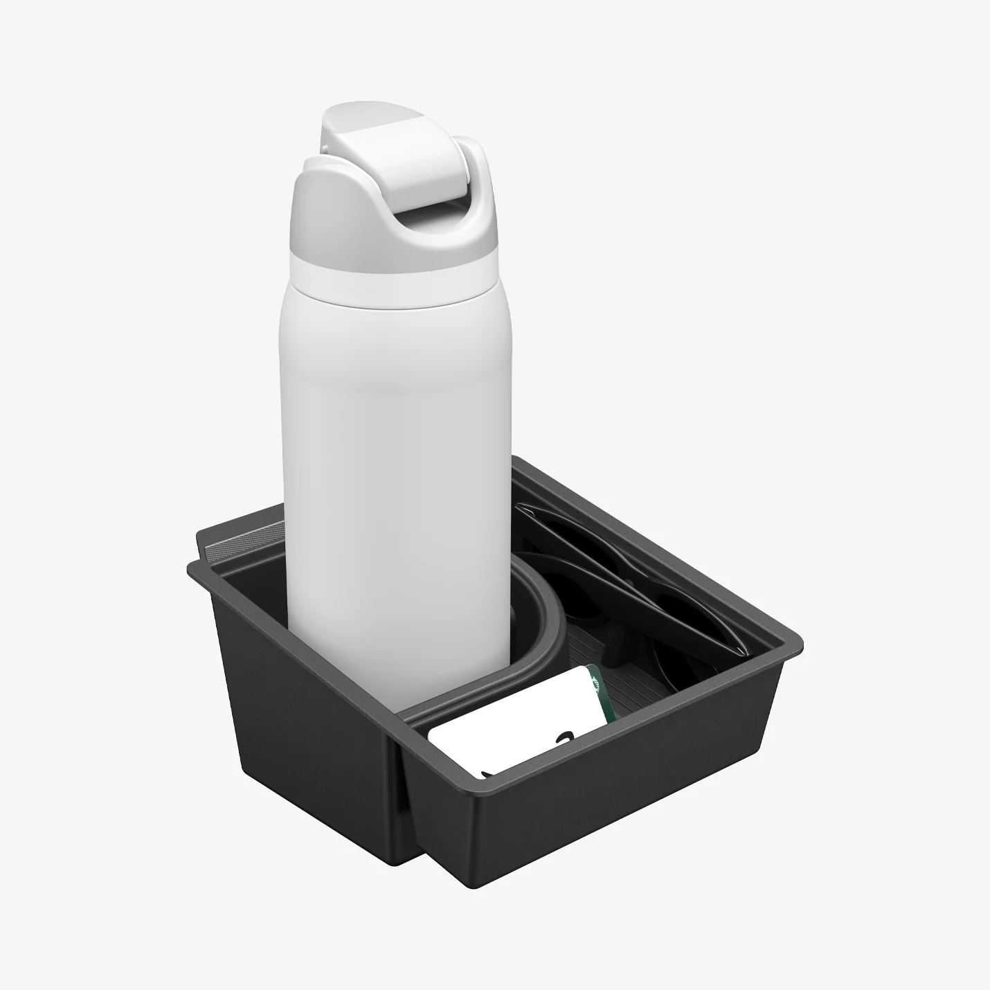 Tesla Series - Sliding Center Console Organizer with Bottle Holder | TO220SC 9 Tesla Series - Sliding Center Console Organizer with Bottle Holder | TO220SC