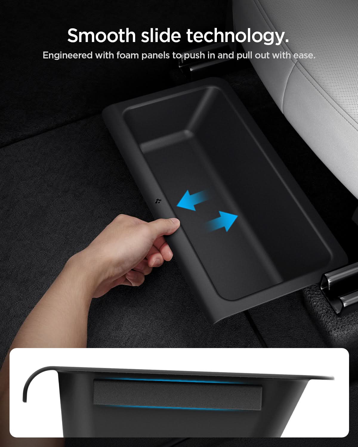 Tesla Series - Underseat Organizer Box | 2 Pack 5 Tesla Series - Underseat Organizer Box | 2 Pack