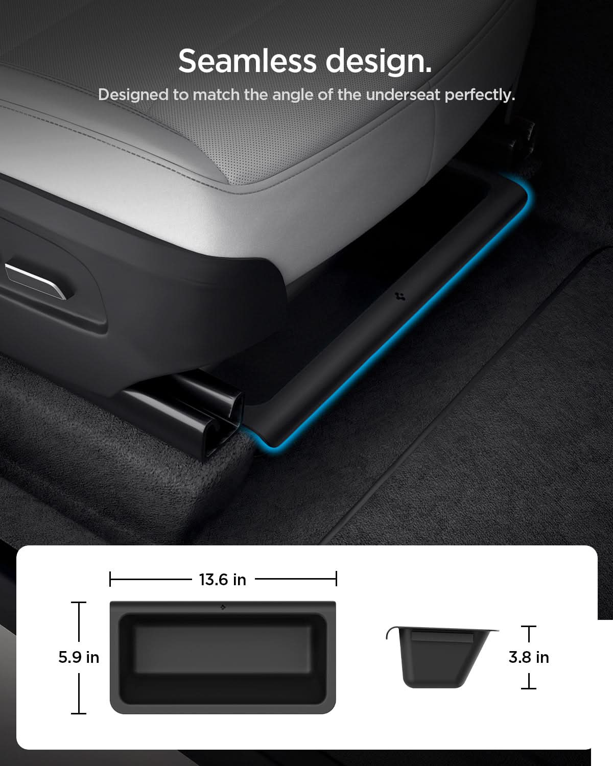 Tesla Series - Underseat Organizer Box | 2 Pack 6 Tesla Series - Underseat Organizer Box | 2 Pack
