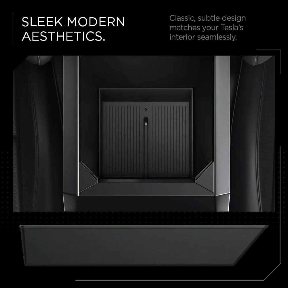 Tesla Series - Armrest Console Organizer Lower Tray | CO220B 6 Tesla Series - Armrest Console Organizer Lower Tray | CO220B