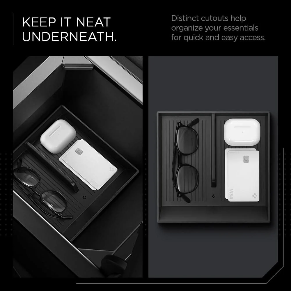 Tesla Series - Armrest Console Organizer Lower Tray | CO220B 8 Tesla Series - Armrest Console Organizer Lower Tray | CO220B