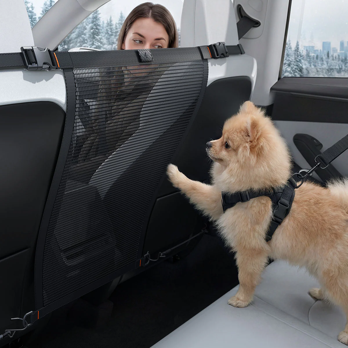 Pet Car Backseat Barrier | PS200 11 Pet Car Backseat Barrier | PS200