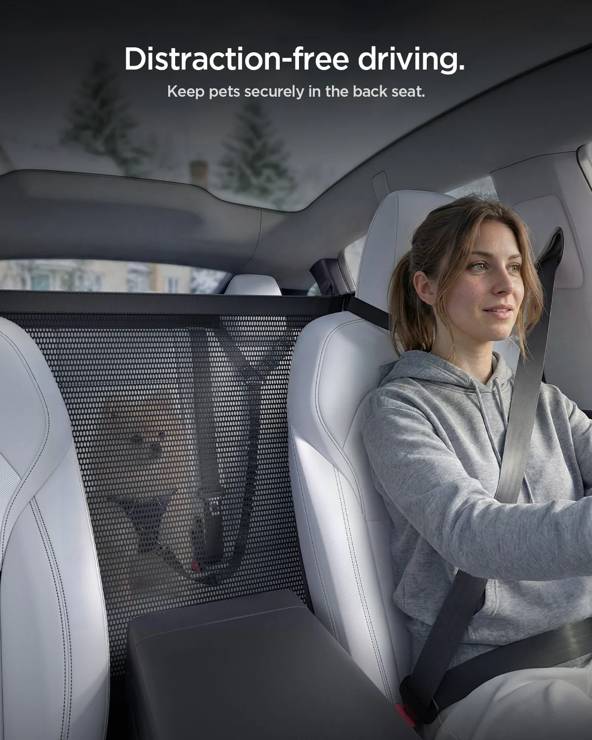 Pet Car Backseat Barrier | PS200 4 Pet Car Backseat Barrier | PS200