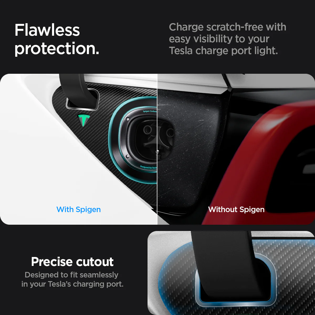 Tesla Series - Charging Port Inner Protective Film | TO420C 5 Tesla Series - Charging Port Inner Protective Film | TO420C