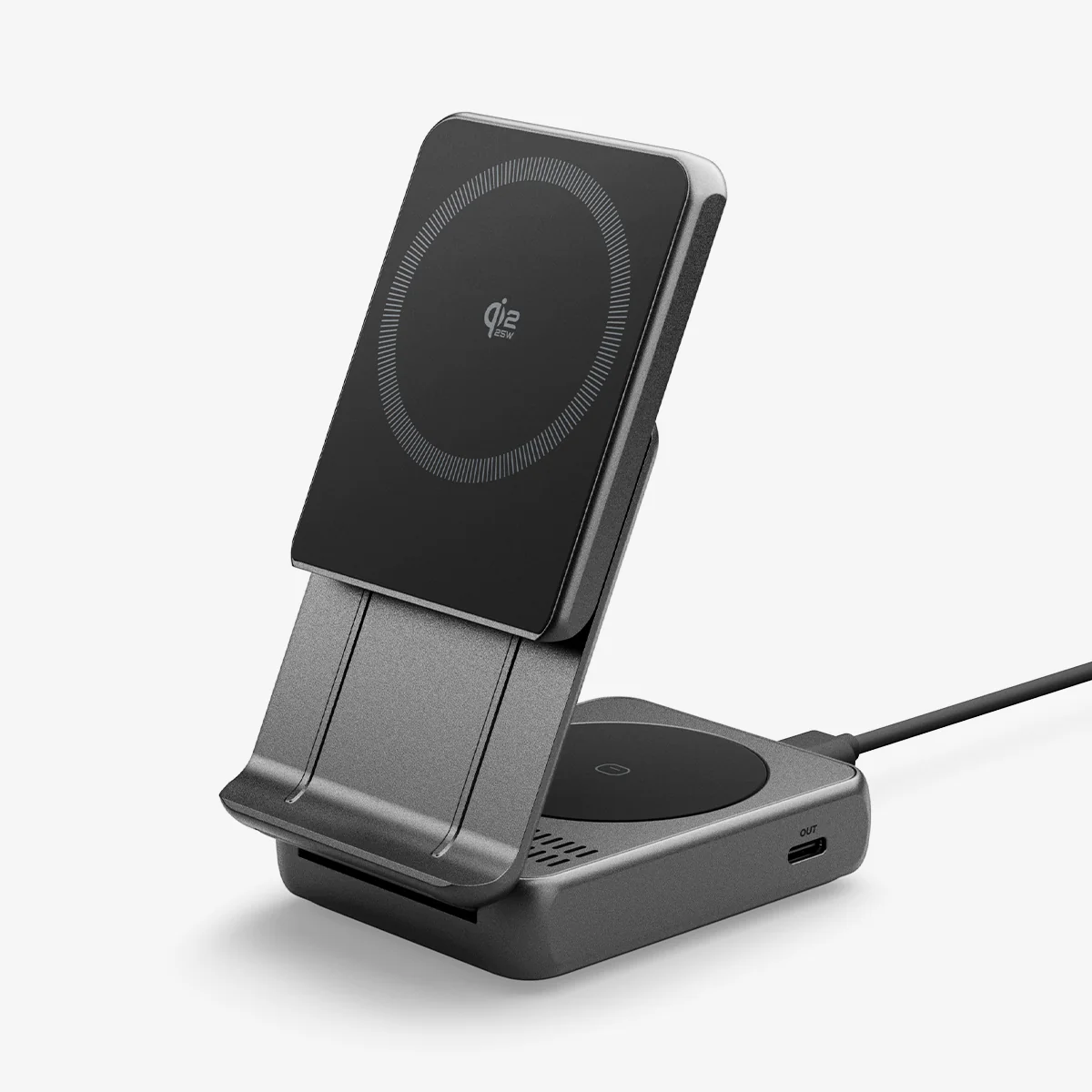 2-in-1 Magnetic Qi2.2 Wireless Charger | EF302MOQ (Mag Fit)