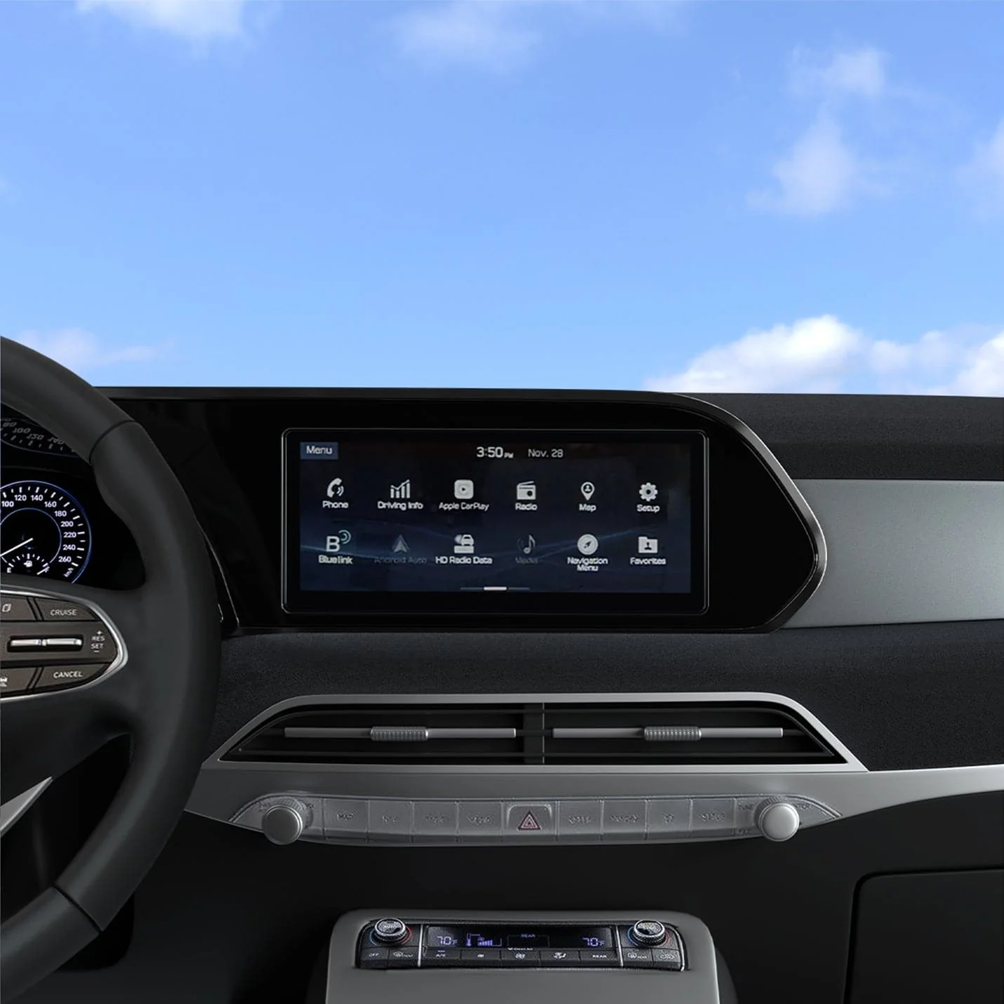 Hyundai Models - Screen Protector GLAS.tR SLIM | Anti-Glare 7 Hyundai Models - Screen Protector GLAS.tR SLIM | Anti-Glare