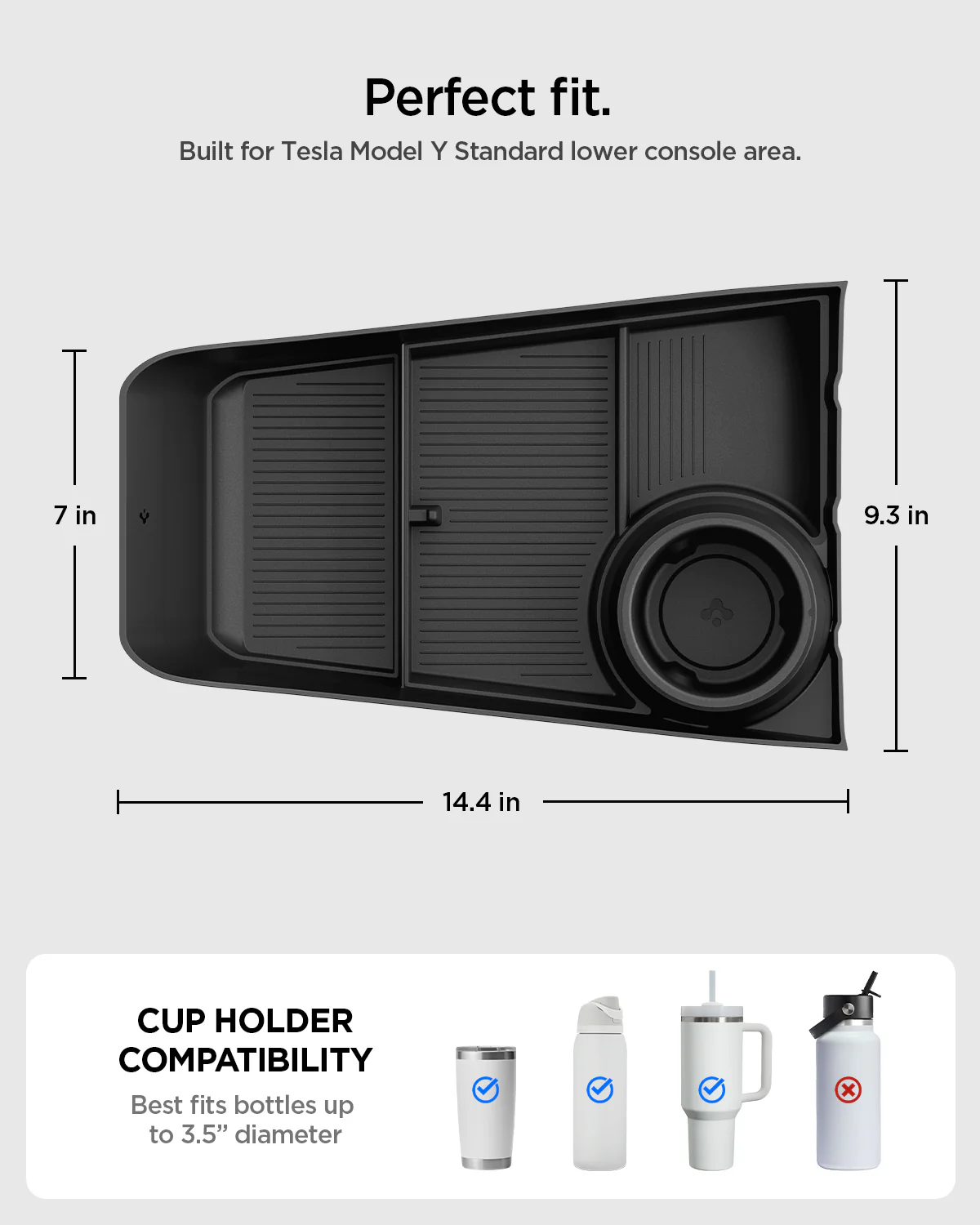 Tesla Series - Center Console Organizer | TO220LYS 7 Tesla Series - Center Console Organizer | TO220LYS