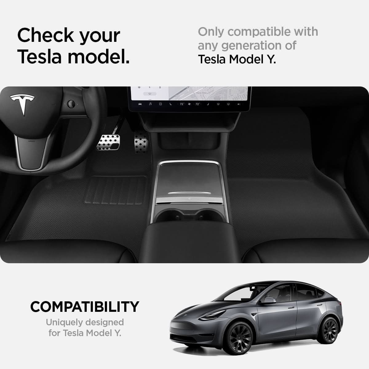 Tesla Series - WeatherBloc Floor Mat 3 Tesla Series - WeatherBloc Floor Mat
