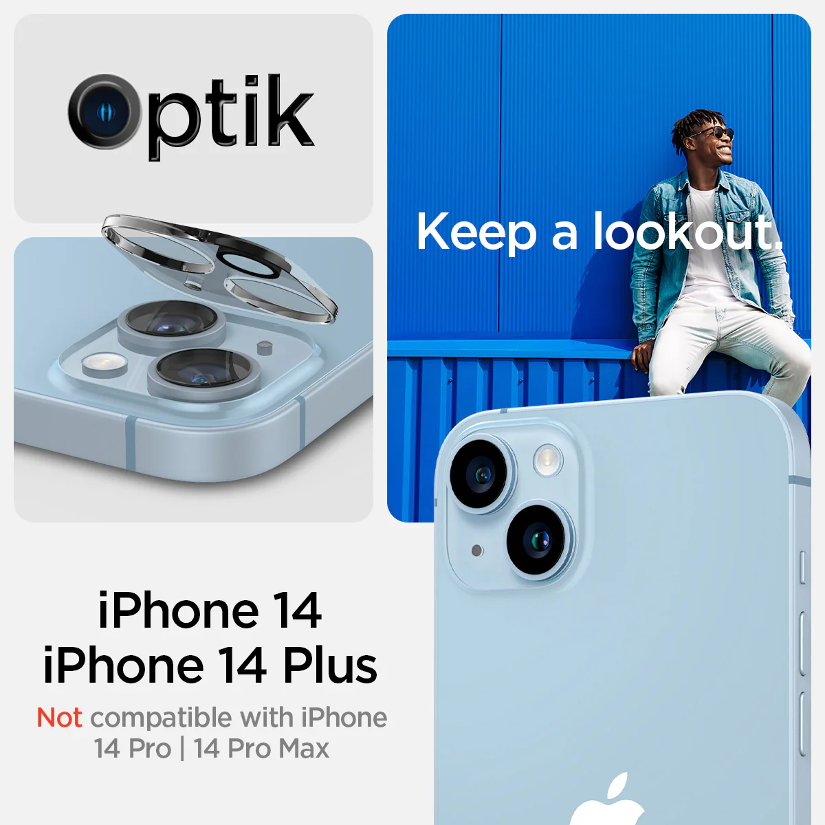 iPhone 14 Series - Optik Lens Protector 13 iPhone 14 Series - Optik Lens Protector