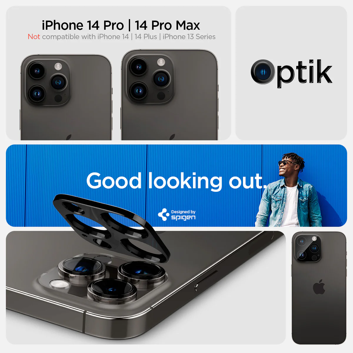 iPhone 14 Series - Optik Lens Protector 58 iPhone 14 Series - Optik Lens Protector