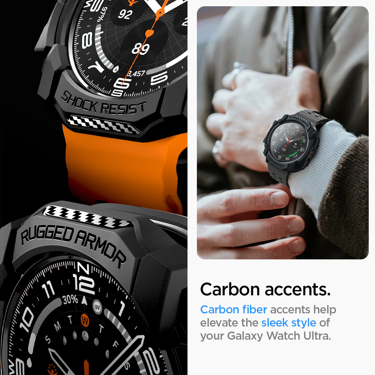 Galaxy Watch Ultra Series - Rugged Armor 10 Galaxy Watch Ultra Series - Rugged Armor