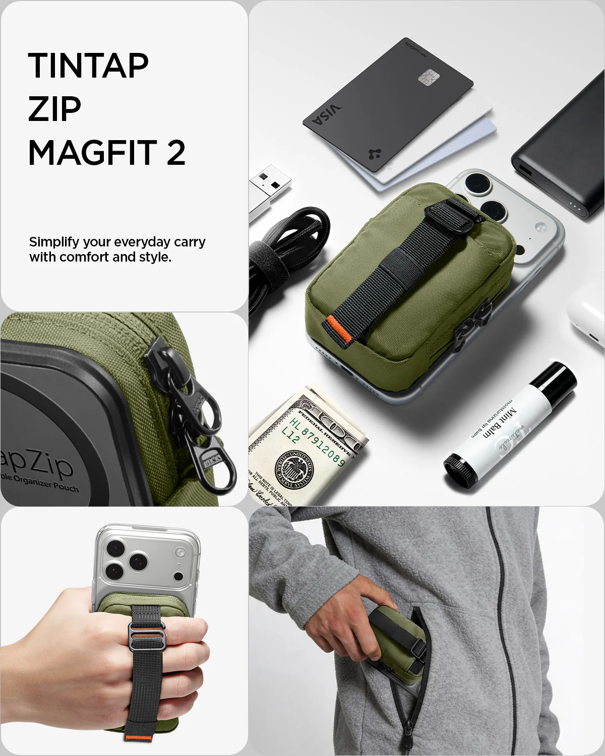 Portable Organizer Pouch Tintap Zip Mag Fit 2 22 Portable Organizer Pouch Tintap Zip Mag Fit 2