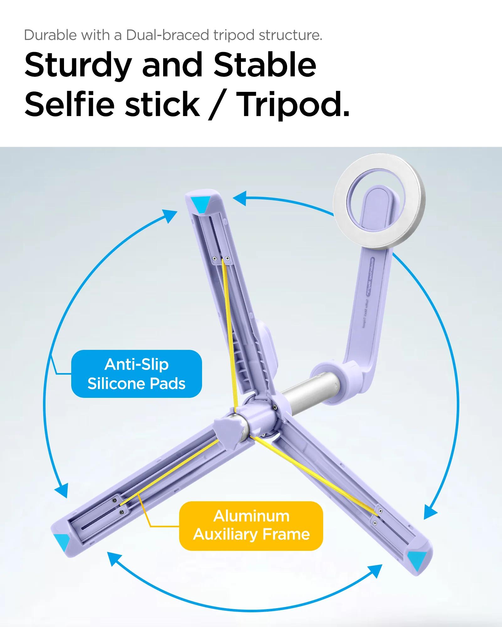 Tripod Selfie Stick (Mag Fit) | S571W 34 Tripod Selfie Stick (Mag Fit) | S571W