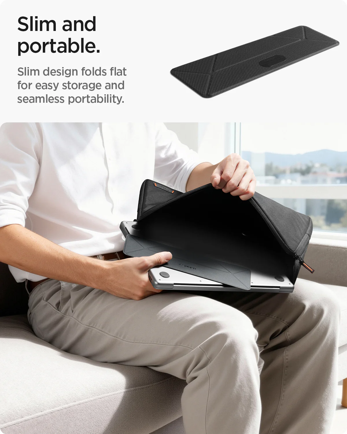 Slim Fold Laptop Stand | Non-Adhesive 12 Slim Fold Laptop Stand | Non-Adhesive