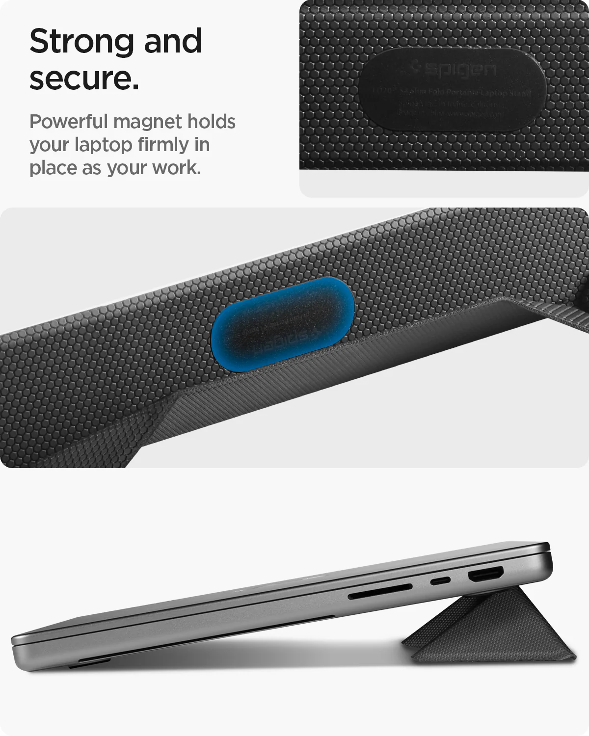 Slim Fold Laptop Stand | Non-Adhesive 13 Slim Fold Laptop Stand | Non-Adhesive