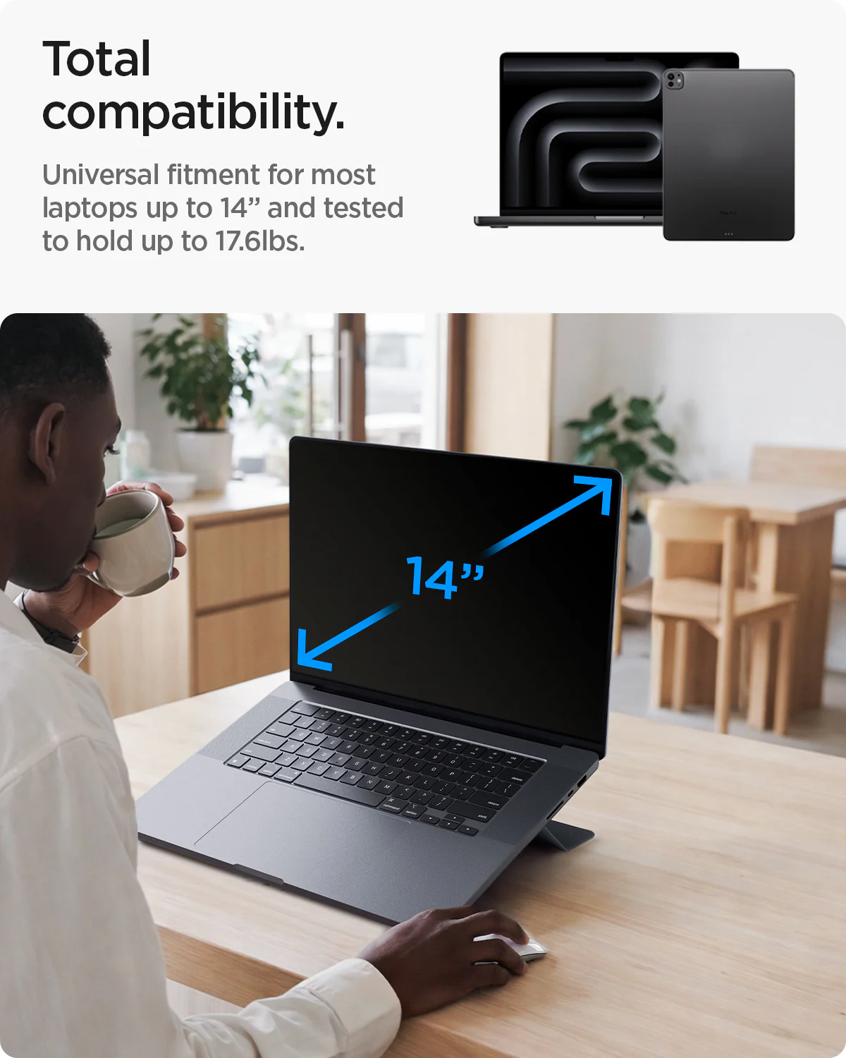 Slim Fold Laptop Stand | Non-Adhesive 23 Slim Fold Laptop Stand | Non-Adhesive