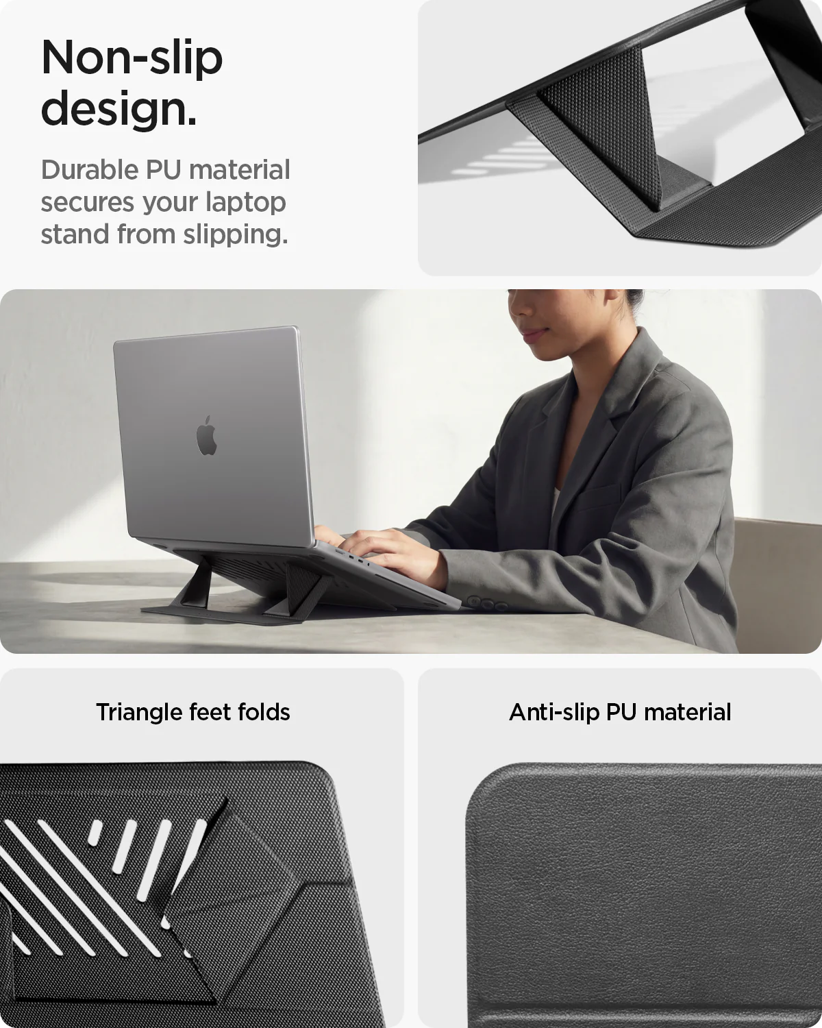 Slim Fold Laptop Stand | Non-Adhesive 24 Slim Fold Laptop Stand | Non-Adhesive