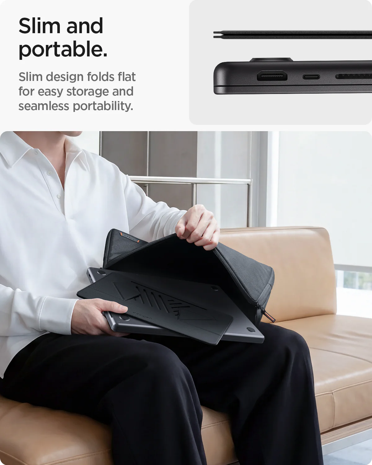 Slim Fold Laptop Stand | Non-Adhesive 26 Slim Fold Laptop Stand | Non-Adhesive
