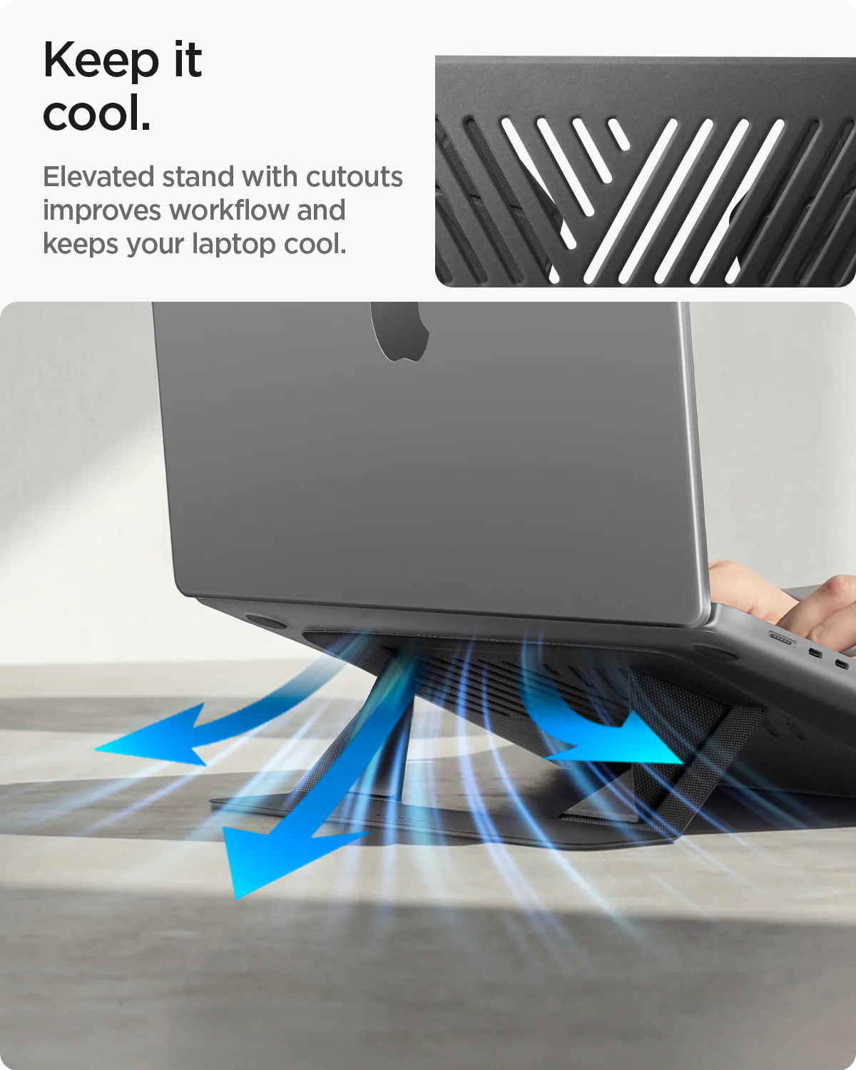 Slim Fold Laptop Stand | Non-Adhesive 27 Slim Fold Laptop Stand | Non-Adhesive