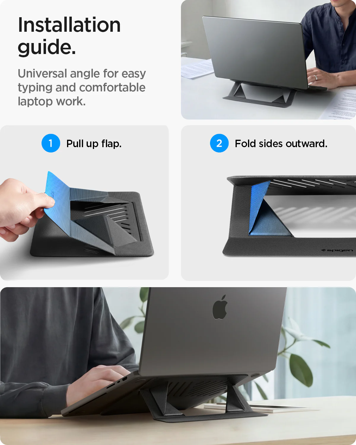 Slim Fold Laptop Stand | Non-Adhesive 28 Slim Fold Laptop Stand | Non-Adhesive