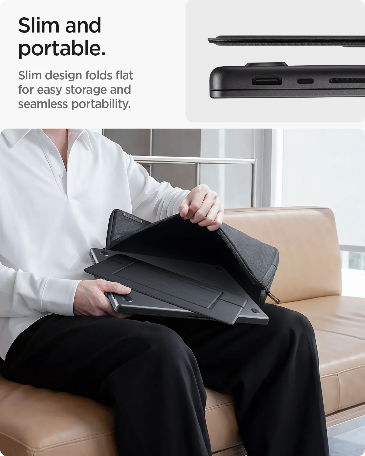Slim Fold Laptop Stand | Non-Adhesive 42 Slim Fold Laptop Stand | Non-Adhesive