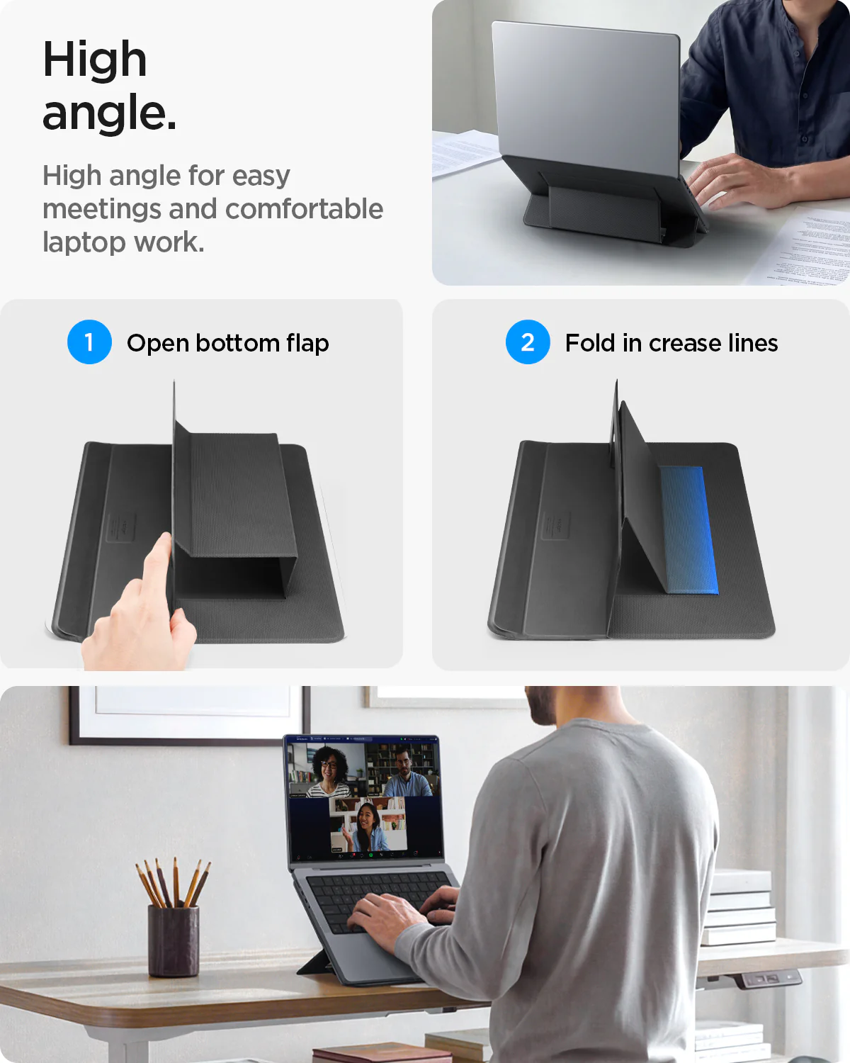 Slim Fold Laptop Stand | Non-Adhesive 44 Slim Fold Laptop Stand | Non-Adhesive