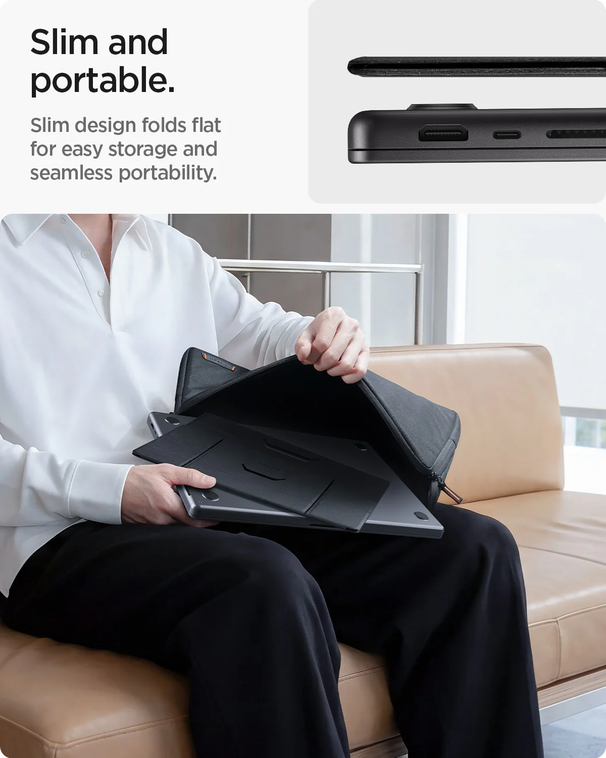 Slim Fold Laptop Stand | Non-Adhesive 57 Slim Fold Laptop Stand | Non-Adhesive